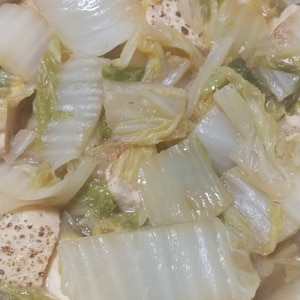 焼き豆腐・白菜だけ煮！あるものクッキング‼